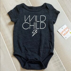 Jumping Beans Gray Bodysuit One Piece